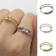 thumbnail image 1 of Anillo de apertura ajustable Ansiedad Aliviar Fidget Meditación Perlas Anillo Regalo kaili Sencillez, 1 of 2