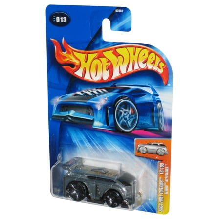 Hot Wheels 2004 First Editions 13/100 (2004) Silver Blings Hyperliner Toy Car #013