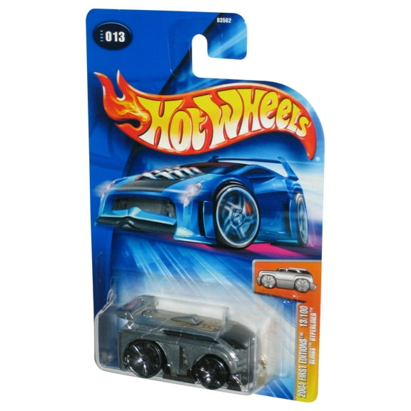 Hot Wheels 2004 First Editions 13/100 (2004) Silver Blings Hyperliner Toy Car #013