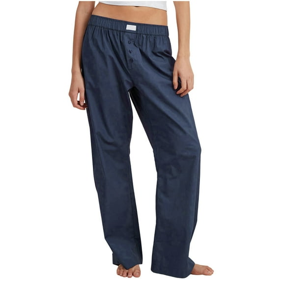 Iyufng Straight Pants for Women Plus Size,Women Pants Women's Plaid Casual Pants with Wide Legs Comfortable and Loose Fitting Pants,Gifts for Women