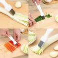 thumbnail image 6 of Ceramic Kitchen Knife,Silk The 2024 New Chopped Green Onion Sharp Scallion Shredding Cutter Food Speedy Chopper Green Onion Vegetable Cutter Sharp Scallion Shredding Cutter, 6 of 8