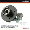thumbnail image 2 of CE Smith 13100 Pre-Greased Replacement Hub Kit with 1250 lb. Capacity, 2 of 2
