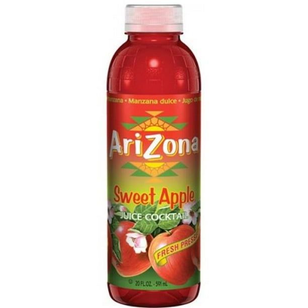Arizona Tea Sweet Apple Juice Cocktail, 20 Fl. Oz.