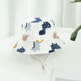 thumbnail image 3 of dmqupv Bucket Hats for Kids Baby Sun Hat UPF 50+ Sun Protection Wide Brim Baby Bucket Hat Breathable Fabric Summer Beach Hat Suitable For Boys And Girls E,One Size, 3 of 5