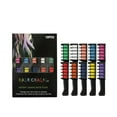 thumbnail image 2 of Festive Fun Hair Chalk Combs, 10 Color Hair Chalk for Girls, Temporary Hair Color Dye, Easy Washable, Skin-Safe Materials, Hairs Color Comb for Christmas Birthday Party Cosplay DIY, 2 of 9