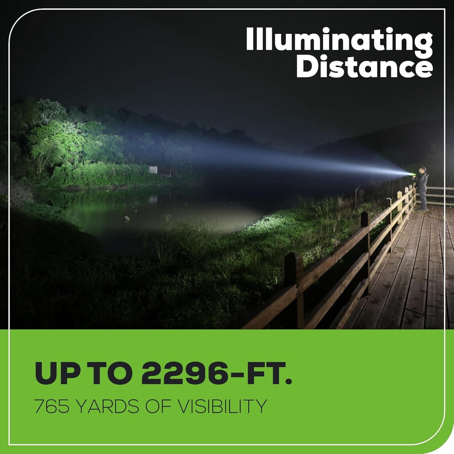 Greenworks 24V LED Spot Light, 3000 Lumen Handheld Flashlight, Variable Brightness Spotlight, Tool Only
