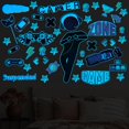 thumbnail image 2 of Calcomanías de pared para decoración de habitaciones de jugadores, calcomanías de juegos, fluorescencia azul, calcomanías para habitaciones de niños, decoración de videojuegos, 2 of 5