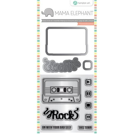 - Mama Elephant Clear Stamp/Die Mix Tape