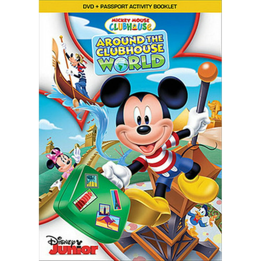Mickey Mouse Clubhouse: Around the Clubhouse World (DVD) - Walmart.com ...