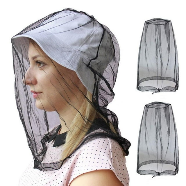 2 Pcs Filet Filet Tête Filet Housse Filet Tête Extérieure pour Pêche Alpinisme Randonnée Jardinage Travail
