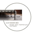thumbnail image 5 of EvinTer Platform Metal King Bed Frame, Suitable for All Ages, Brown, 5 of 6