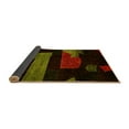 thumbnail image 2 of Ahgly Company Indoor Rectangle Oriental Yellow Modern Area Rugs, 7' x 10', 2 of 4