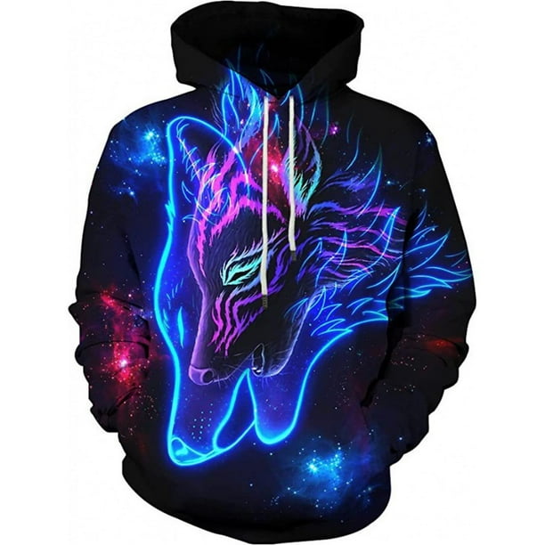WILLBEST Sudaderas para Hombre, Sudaderas con Capucha con Estampado Gráfico 3D A La Moda para Hombre, Sudaderas con Capucha y Bolsillo XXXXXGrande