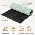 thumbnail image 3 of Hallway Runner Rug 2x6ft Mint Green Botanical Washable Runner Rug Non Slip Soft Non-Shedding Low-Profile Summer Chic Wildflowers Long Bathroom Floor Carpet Rugs for Kitchen Entryway Bedside, 3 of 8