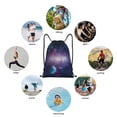 thumbnail image 6 of Balery Planets Stars And Galaxies1 Pattern Drawstring Backpack Bag Sport Gym Sackpack Cinch Bags Pattern Drawstring Backpack Bag Sport Gym Sackpack Cinch Bags -Medium, 6 of 6