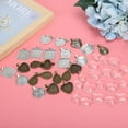 thumbnail image 3 of Filfeel Electroplating Round Pendant Base, Different Pattern And Style Metal Pendant Base, Embossed Girls For Jewelry‑makers, 3 of 8