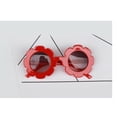 thumbnail image 4 of UV-400 Lunettes de Soleil pour Enfants Filles Fleur Lunettes Rondes Bébé Lunettes en Plastique Protection, 4 of 5