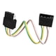 thumbnail image 1 of Arnés de cableado de remolque de 4 pines, alambre de 12 pulgadas, tapón plano, cable de tablero de luz del remolque para bote, 1 of 9