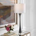 thumbnail image 3 of Uttermost Fountain Faux Stone Crystal and Fabric Buffet Lamp in Black, 3 of 7