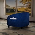 thumbnail image 3 of Ataujin Comfy Accent Chair, Ergonomic Reading Chair with Armrests, Boucle Living Room Chairs for Living Room Bedroom and Waiting Room, 3 of 7