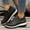 Black, variant on Womens Boots Pumps Low Heel Leather Slip-On Ankle Boots For Women Black 43(US:9.5)