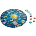 thumbnail image 1 of Hape Kids 23 Inch Round 102 Piece Solar System Puzzle Toy with Astronomy Poster, 1 of 6