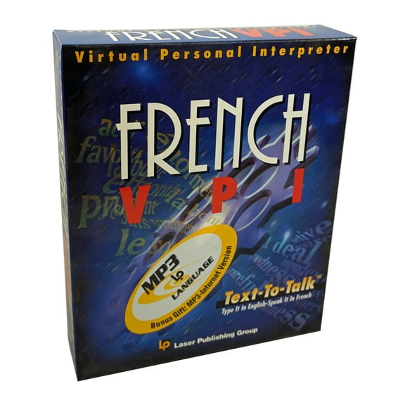 Learn to Speak French Language VPI CD-Rom Software - Translate, Hear and Speak