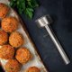 thumbnail image 3 of high quality Falafel Scoop, Stainless Steel Professional Falafel Maker Scoop, Food Safe Non-Sticky Falafel Baller Tool Falafel Frozen Falafe Scoop and, 3 of 5
