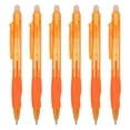 thumbnail image 1 of Uxcell 6Pcs Erasable Gel Pens, 0.5mm Retractable Fine Point Heat Erasable Marking Pen Smooth Writing Fabric Markers for Sewing Drawing Writing Planner, Orange Ink, 1 of 7