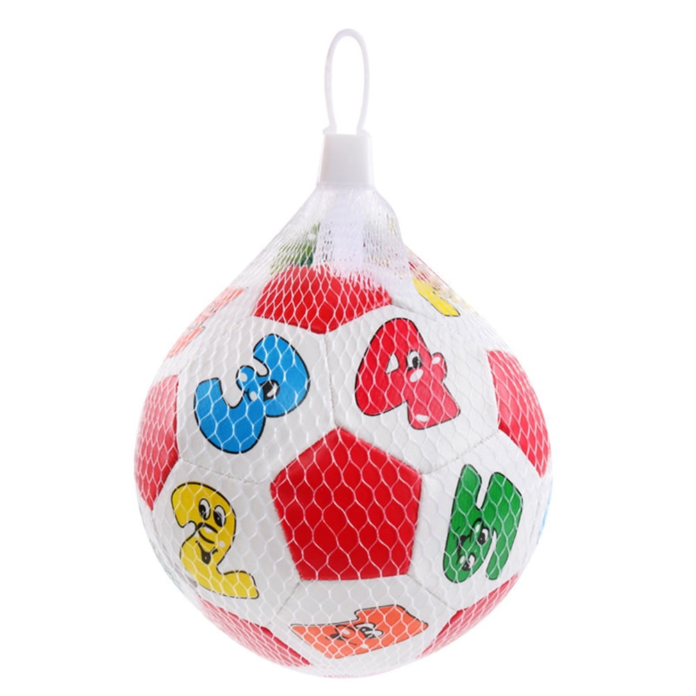 Soft Fabric Ball Cotton Football with Chiming Bell Sensory Toy Activity Toy 