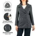 thumbnail image 3 of Alpine Swiss Emma Womens Peacoat Jacket Wool Blazer Double Breasted Overcoat New, 3 of 8