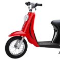 thumbnail image 4 of Razor Pocket Mod Mini Euro 24V 250W Electric Kids Retro Scooter w/ Helmet, Red, 4 of 7