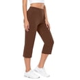 thumbnail image 2 of Capri Pants for Women High Waist Straight Leg Stretch Pants Summer Work Golf Capris with Pockets Casual Yoga Leggings, 2 of 8