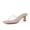 Clear, variant on Shana Clear Jelly Strap Heels for Women, Flared Kitten Heel Slide with Cushioned Footbed and Split Toe