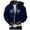 Navy, variant on Mens Jesus Hoodies Faith Christian Zip Up Letter Print Long Sleeve Sweatshirt Y2K Fall Winter Coffee L