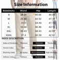 thumbnail image 5 of Beach Pants for Men Cotton Drawstring Elastic Waist Cotton Linen Pants Relaxed Fit Straight Leg Lightweight Breathable Causal Trousers, XL, 5 of 6