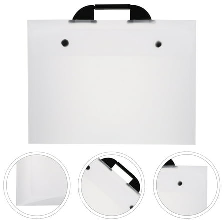 Worgeous Art Case Art Portfolio Bag Waterproof Document Storage 1Pcs 18.5x14in