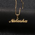 thumbnail image 3 of Custom Name Necklace Personalized Choker Custom Name Lobster Clasp Necklace Personalized Jewelry Handmade Nameplate Pendant Necklaces Best Gift Jewelry for Women, 3 of 5