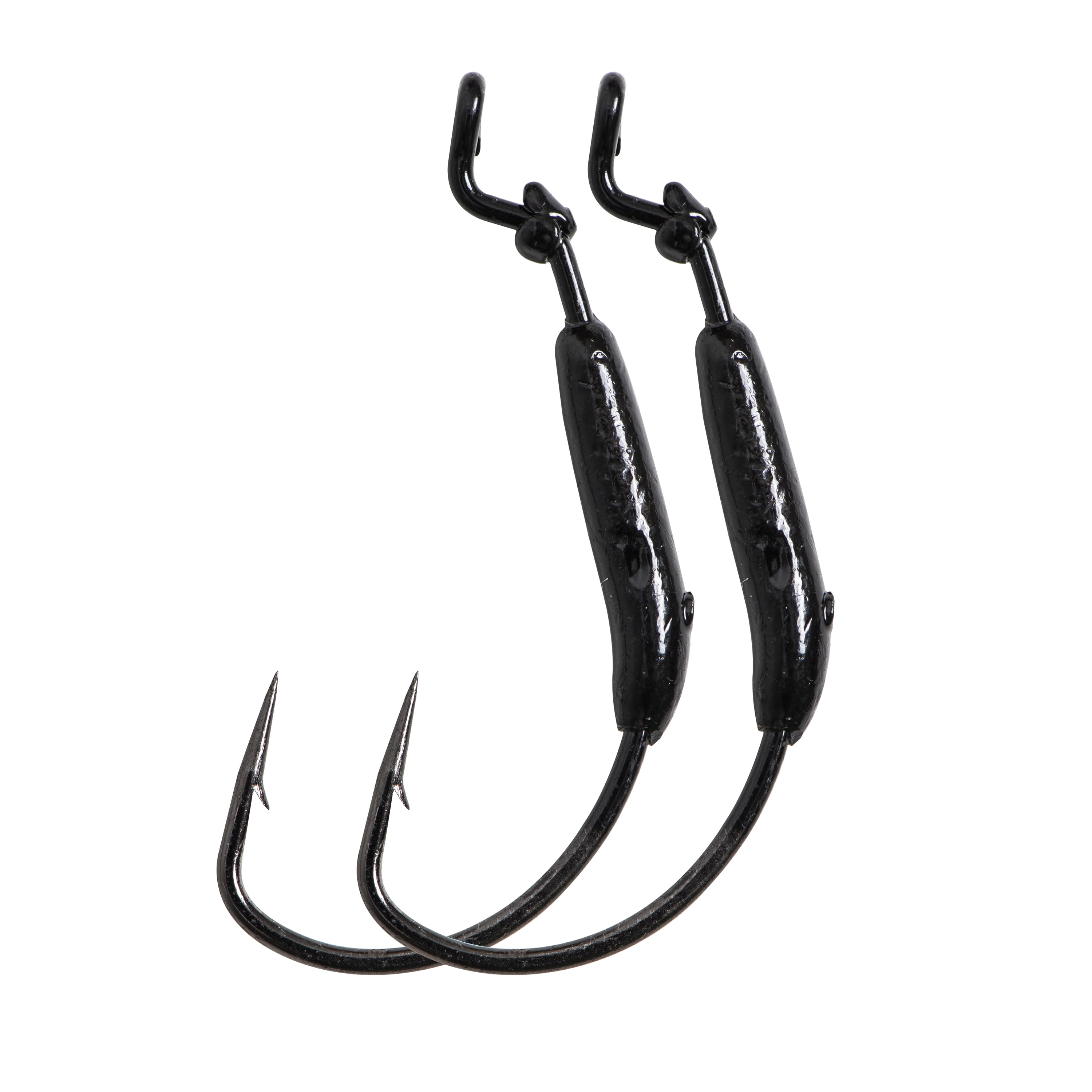 Mustad Ultra Point 1/8oz Weighted Big Mouth Hook - Size: 5/0 (Black Nickel) 5pc