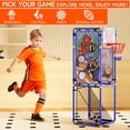 thumbnail image 6 of Bruce&Shark 5-in-1 Multi-Sport Toss Game Set, Play Football, Baseball, Basketball, Soccer, and Darts - Lightweight and Portable, 6 of 9