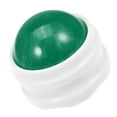 thumbnail image 1 of Herramienta de masaje manual con rodillo de bola única para el cuerpo, alivia el estrés, fabricada en polipropileno y resina artificial, color verde, 1 of 7