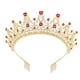 thumbnail image 5 of Corona para niñas Nupcial para mujeres Princesa Tiara Reina Tiaras Regalo Elegantes accesorios para el cabello para Cosplay, cumpleaños, Estilo C, 5 of 9