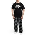 thumbnail image 5 of CafePress - Poppa Bear Men's Dark Pajamas - Men's Dark Loose Fit Cotton Pajama Set, 5 of 7