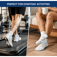 thumbnail image 2 of Weavra Low Cut Athletic Socks for Men & Women, 5 Pairs - Breathable Fabric, Cushion Comfort & Arch Support, 2 of 6
