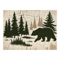 thumbnail image 2 of JRXY Painted Bear Lodge Decorative Bear Pattern Wooden Jigsaw Puzzle Gift for Family Friends 500 PCS, 2 of 4