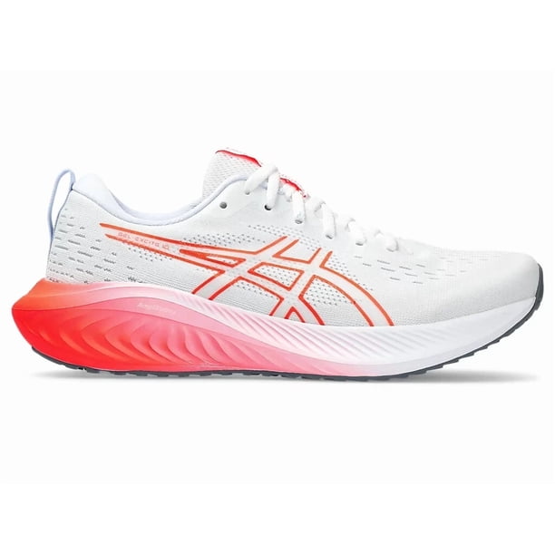 Asics Gel-Excite 10 1012B418-101 Women 11 White Sunrise Red Running Shoes DDK101