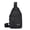 Black, variant on Casual Sling Backpacks Chest Shoulder Crossbody Purse,Korean Style Surper Light Handbag for Travel Running Cycling for Men