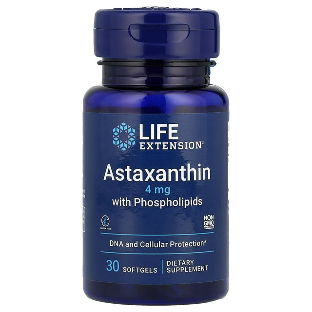Life Extension Astaxantina C/fosfolípidos 30 Softcaps