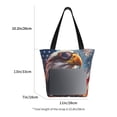 thumbnail image 3 of Disketp Bald Eagle Pilot Bolsa de Hombro Casual para Mujer, Bolso Cruzado para Compras, Viajes y Uso Diario, 3 of 6