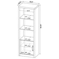 thumbnail image 2 of Pemberley Row Wood Gray TV Stand Rectangular with Storage 65" Unassembled, 2 of 9